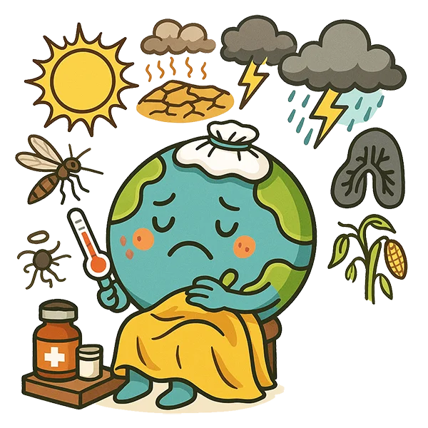 Ilustración Cambio climático